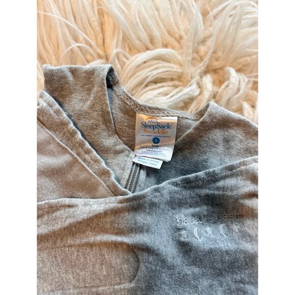Halo Sleep Sack Swaddle Sleeveless Cotton Cozy Comfortable Gray Size Small - Picture 6 of 10